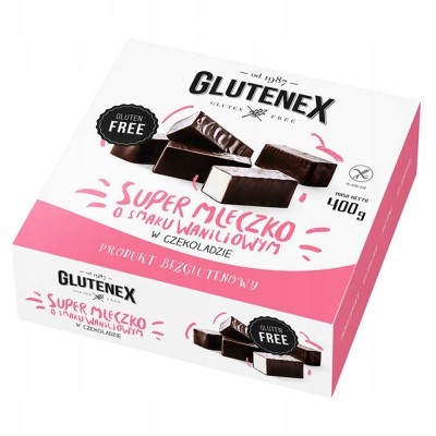 Czekoladki Glutenex Super Mleczko Waniliowe 400g