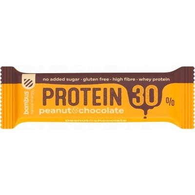 Baton Protein 30% Orzech-Czekolada Bezglu 50g