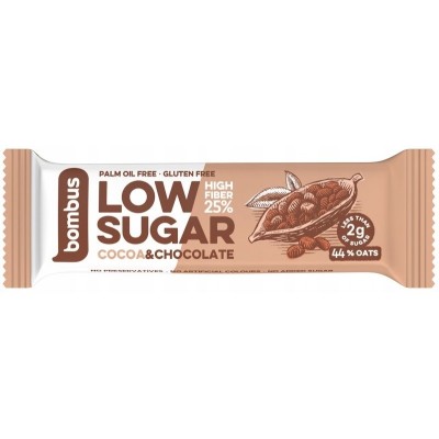 Baton Low Sugar Kakao-Czekolada Bezglutenowy 40 g