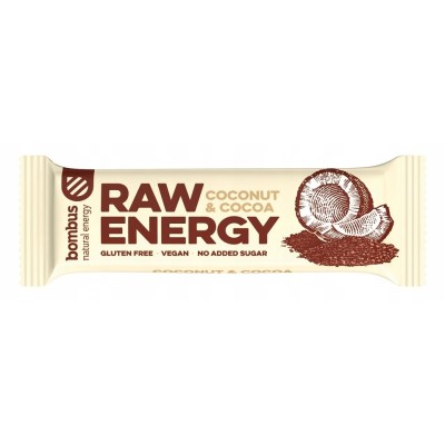 Baton Raw Energy Kokos-Kakao Bezglutenowy 50g