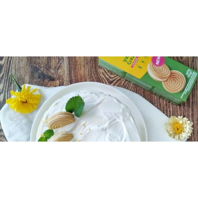 Vanilla Creams - Ciastka z Kremem Waniliowym bez Cukru Bezglutenowe 115g