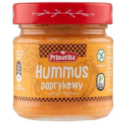 Hummus z Papryką Bezglutenowy 160 g