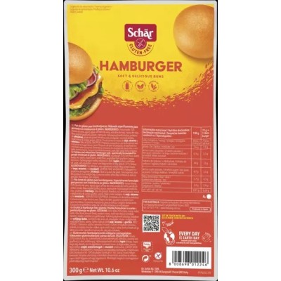 Bułki Hamburger (4x75g) 300 g Bezglutenowe Schar