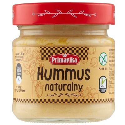 Hummus Naturalny Bezglutenowy 160 g