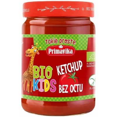 Ketchup dla Dzieci bez Cukru BIO Bezglutenowy 315 g