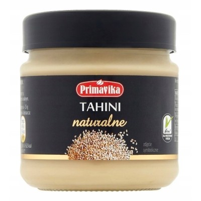 Pasta sezamowa Tahini Naturalne Bezglutenowe 185 g
