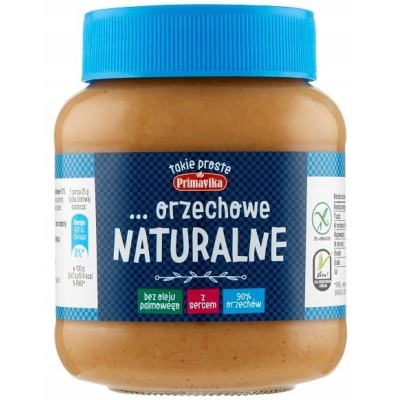 Pasta Naturalna Maslo Orzechowe Bezglutenowe 350 g