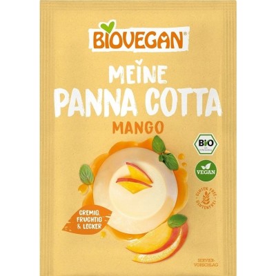 Deser Mango Panna Cotta W Proszku Wegański Bezglutenowy Bio 38g