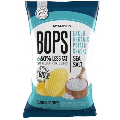 Chipsy Ziemniaczane Pieczone z Solą Morską Bezglutenowe Bio 85 g