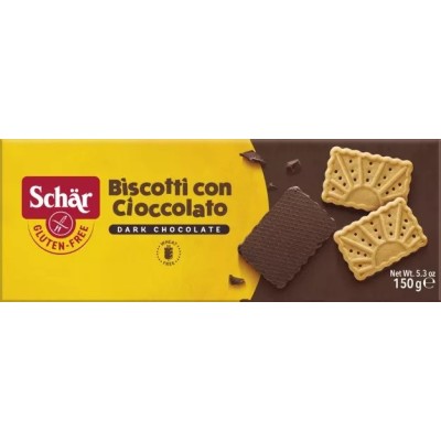 Biscotti Con Cioccolato-herbatniki 150g Schar