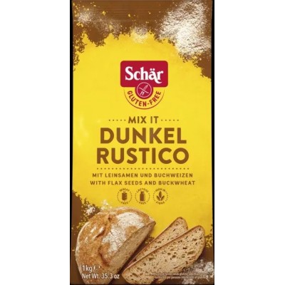 Mix it dunkiel mąka na chleb razowy 1kg Schar