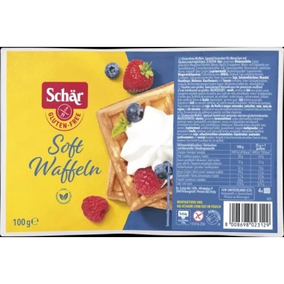 Soft waffeln-gofry 100g Schar