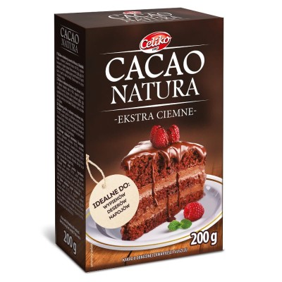 Kakao Naturalne Ciemne Bezglutenowe 200g