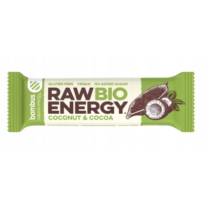 Baton RAW ENERGY BIO kokos-kakao BEZGL. BIO 50 g